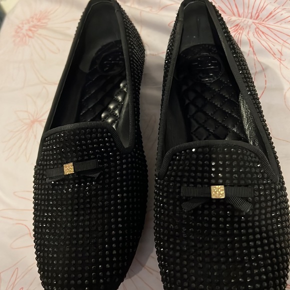 Tory brush shoes size 91/2 color black chaining - Picture 7 of 8